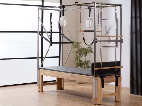 PILATES EXERCISE BED REFORMER FITNESS TRAINING DEVICE