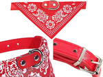Šunų apykaklė su bandana šunims katėms m