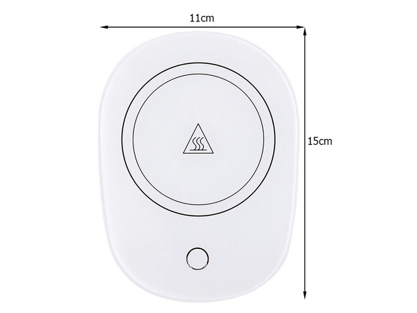 Elektrický ohřívač šálků na čaj/kávu 16w vedl vodotěsný panel