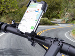 Soporte de teléfono antichoque para manillar de bicicleta