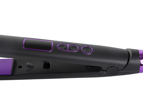 Plancha de pelo de cerámica con control de temperatura para alisar