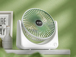 Stolný ventilátor bezdrôtový usb tichý dobíjateľný 3 režimy