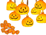 Citrouille 10 led pendante halloween 200cm décoration lumineuse décoration citrouille