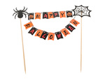 Halloween dekorácie na tortu cupcake picker topper girlanda papier