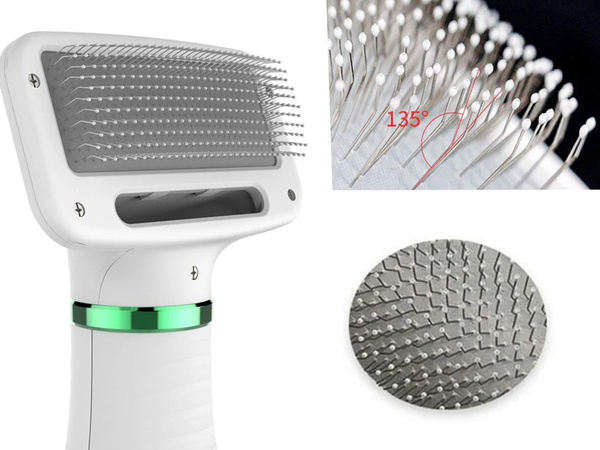 Sèche-cheveux brosse peigne 2in1 pour chien animaux de compagnie