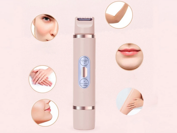 Depilator trimmer for women's face women's bikini shaver for body 2in1