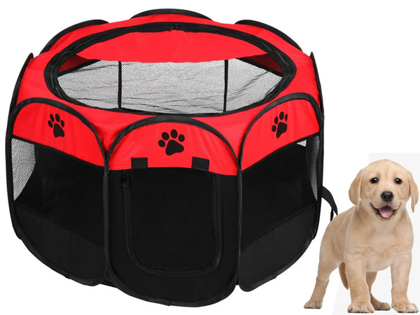 Enclos pliable pour chien lit pour animal de compagnie cage pour chat grand chenil léger