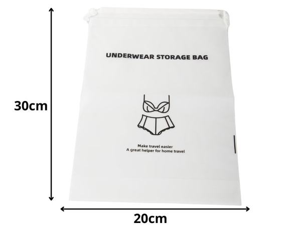 Sac de voyage pour sous-vêtements organisateur de voyage imperméable
