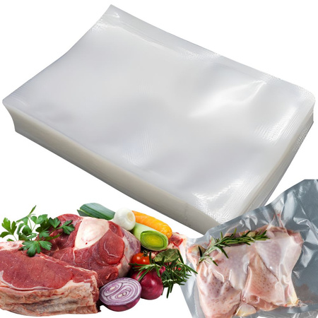 Мешки для вакуумной упаковки 20 см x 30 см 50 шт. Для вакуумного упаковщика молетованная