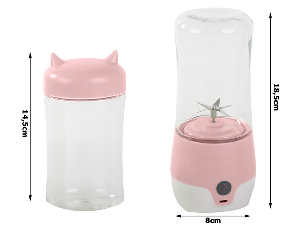 Blender à smoothie portable usb sans fil tassie container pour cocktail