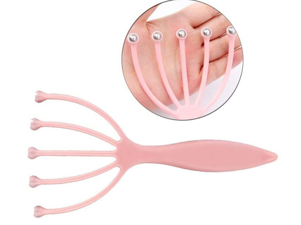 Scalp massager hair growth rake