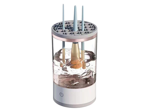 Lavador soporte para limpiar, lavar y secar pinceles y esponjas cosméticas usb