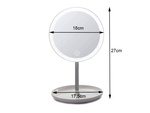 Miroir de maquillage à led pour cosmétiques