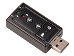 Placă de sunet usb 7.1 microfon cască jack