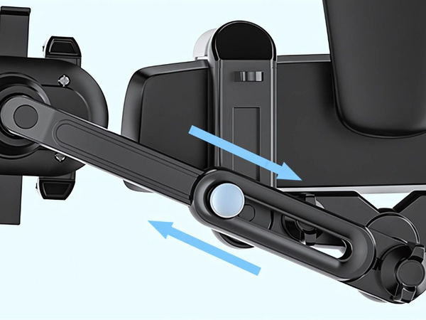 Car holder for the rear view mirror rotatable phone holder