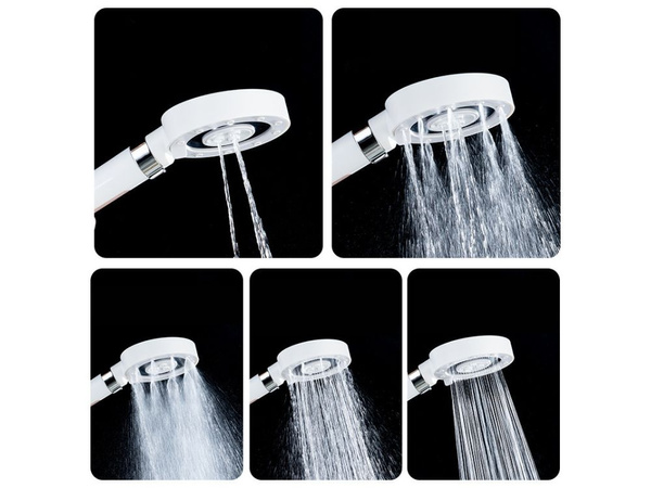 Ducha de mano con 5 modos de chorro y filtro de agua antical spa