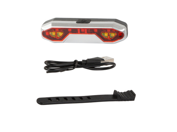 A condus biciclete lumina din spate usb puternic spate pentru biciclete