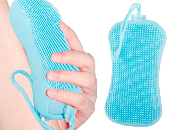 Silicone back brush body massager