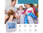Thermomètre hygromètre horloge électronique interne