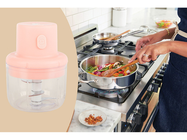 Electric garlic vegetable chopper