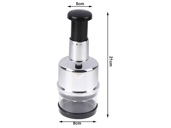 Vegetable and fruit chopper for garlic hand chopper shredder container
