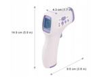 Infrardeči brezkontaktni medicinski termometer 2-v-1