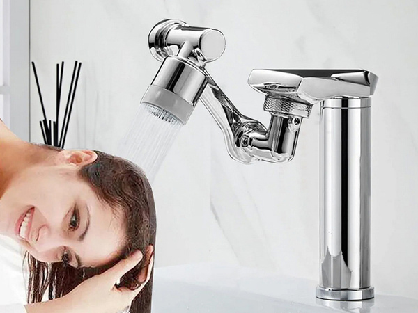 Wasserhahnverlängerung perlator chrom 1080°