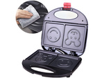 Toaster sandwich maker with smiles non-slip 750w non-stick
