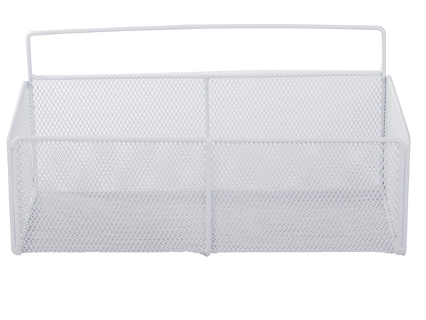 Koszyk wiszący kosz organizer metalowy zawieszany półka kuchenna biała