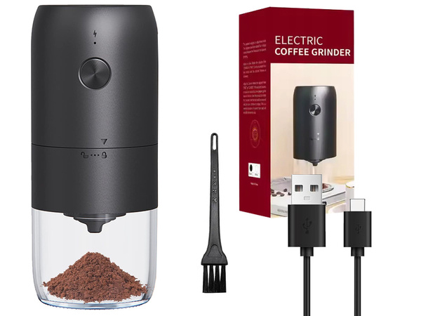 Kafijas pupiņu dzirnaviņas rieksti garšaugi spēcīga elektriskā usb espresso