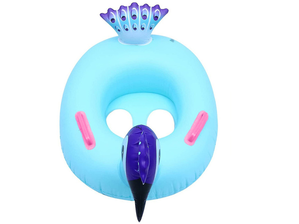 Pequeña rueda de pavo real inflable para la natación del bebé en el agua de la piscina 60cm