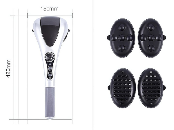 Masajeador corporal vibratorio doble calentamiento adelgazamiento celulitis