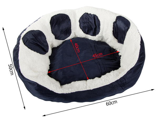 Fluffy dog bed cat bedding soft cushion couch bedding 60cm