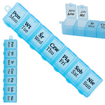 Medikamentenbehälter wöchentliche medikamentenkassette supplement organizer 7 tage