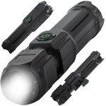 Torche led tactique rechargeable zoom xpe led militaire forte police