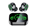Słuchawki douszne bluetooth bezprzewodowe z etui ładującym led i mikrofonem
