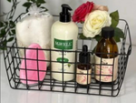 Loft metal wire organiser basket for kitchen fruit basket black large