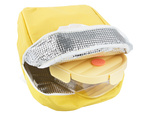 2 recipientes de vidrio para alimentos con tapa bolsa térmica resistente al calor