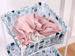 Laundry basket double shelf linen clothes basket