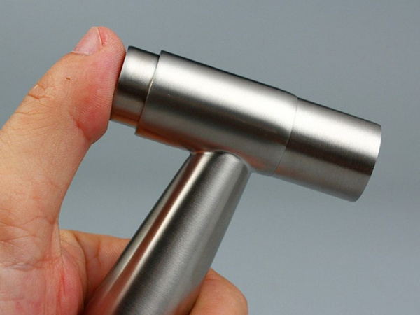 Bidet hand shower with pressure button metal for bidet toilet