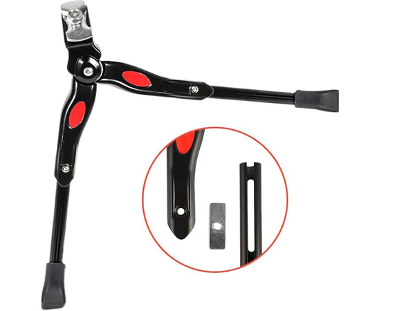Bicicletă stand picior reglabil biciclete picior spate lateral aluminiu