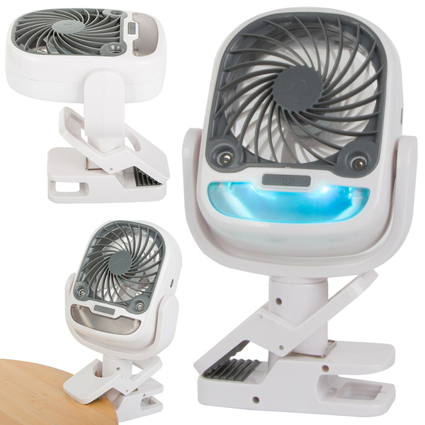 Stolný ventilátor stojaci tyčový zvlhčovač vzduchu usb rgb 2v1