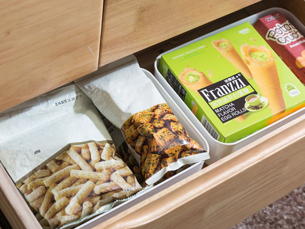 Storage container organiser basket with handles universal 32x25 cm