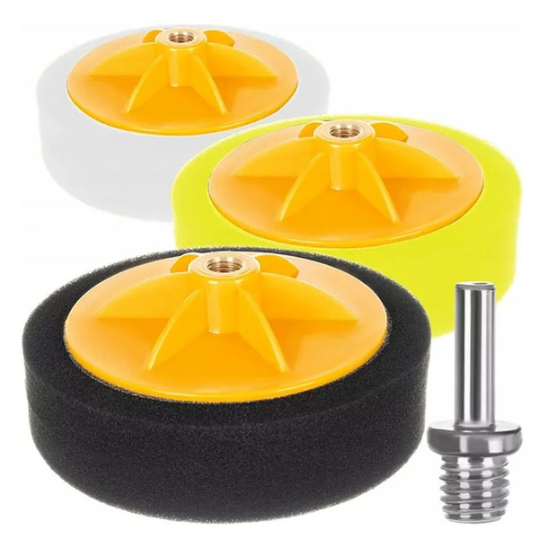 Juego de 3 esponjas pulidoras almohadillas para barrena 150mm