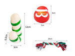 Set de juguetes para perros dog chew tugger 3 pcs mix toy holiday gift