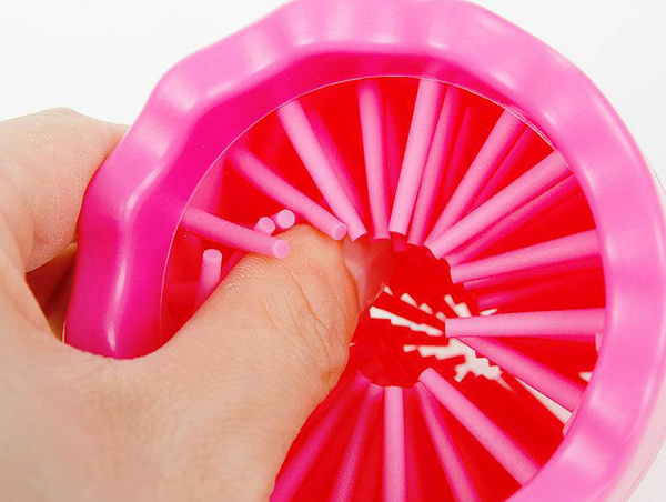 Šunų letenų valiklis katėms silikoninis letenų valymo puodelis didelis xl