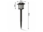 6 LAMPES SOLAIRES DE JARDIN À LED AVEC CAPTEUR CRÉPUSCULAIRE ET PIQUET POUR TERRASSE OU BALCON
