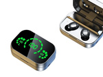 Auriculares in-ear inalámbricos bluetooth con estuche de carga led y micrófono