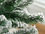 Umělý vánoční stromek sníh malý 50cm stolní dekorace