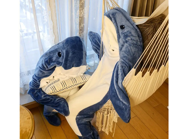 Couverture de requin pyjama vêtements de nuit costume chaud hiver sweat à capuche épais m
